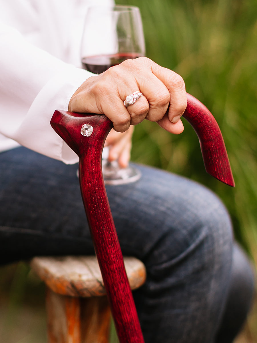 The Original – Crimson Hickory with Clear Swarovski® Crystal