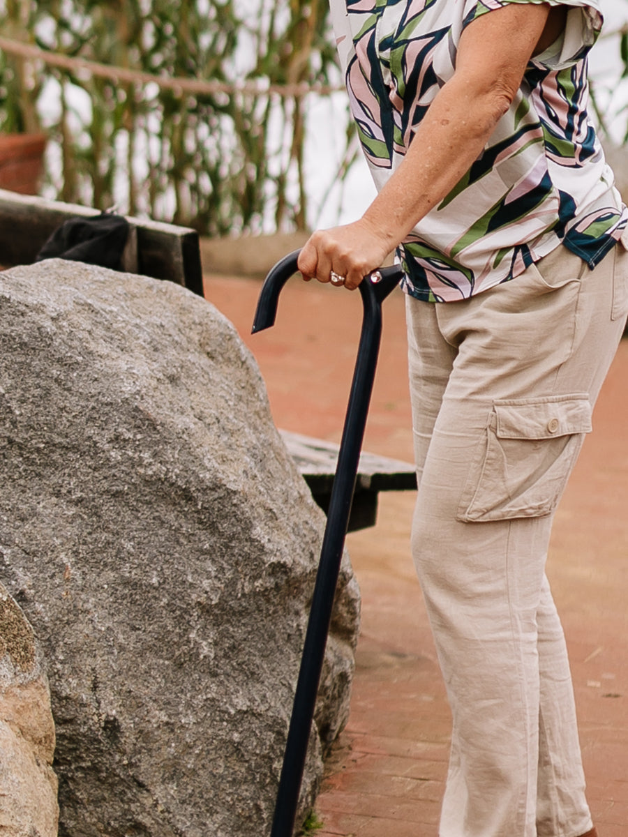 The Original – Navy Hickory with Clear Swarovski® Crystal