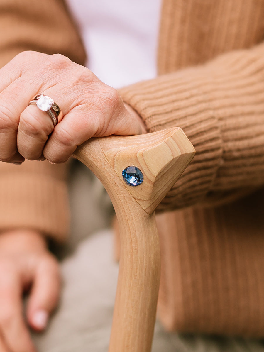 The Original – Natural Hickory with Aqua Swarovski® Crystal