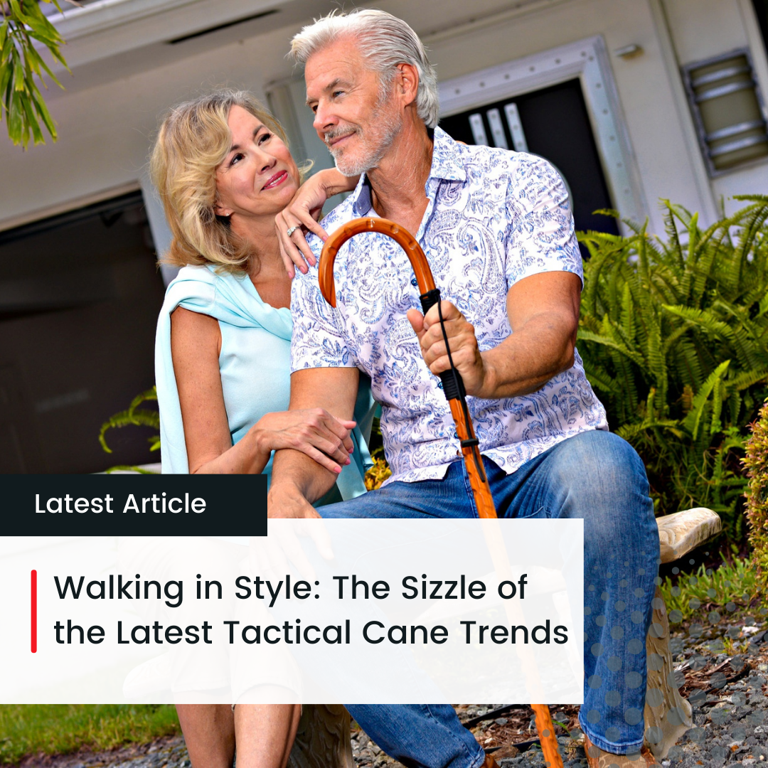 Walking in Style: The Sizzle of the Latest Tactical Cane Trends – The ...
