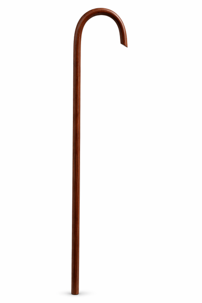 7/8" Classic American Walking Cane - Dark Brown - Product View 1