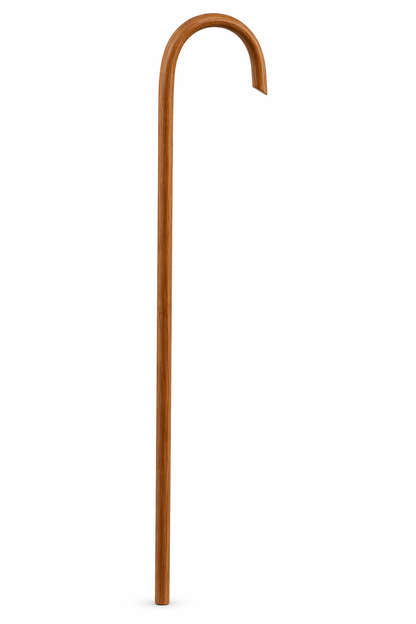 7/8" Classic American Walking Cane - Medium Brown - Product View 1
