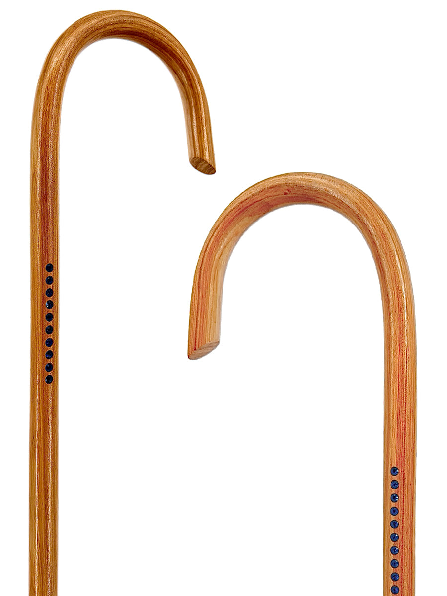 The Refined – Natural Hickory with Capri Blue Swarovski® Crystals