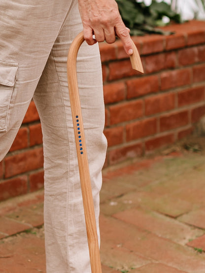 The Refined – Natural Hickory with Capri Blue Swarovski® Crystals