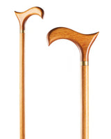 Derby Style Cane - Gunstock Brown