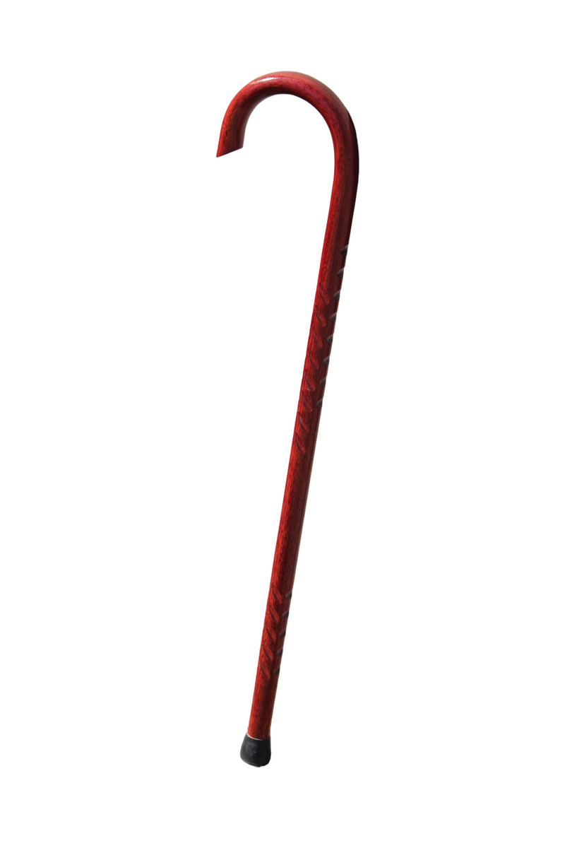 Ready-to-Ship: Personal Protection Walking Cane - Crimson