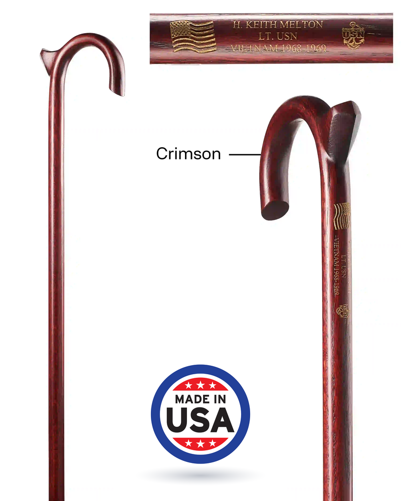 Veterans Walking Cane Plus