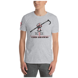 Men's Tactical Canes And Sticks Logo T-Shirt - Cane Clothing - Cane Masters